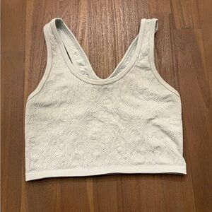 Aerie Sports Bra Top with Flower Design